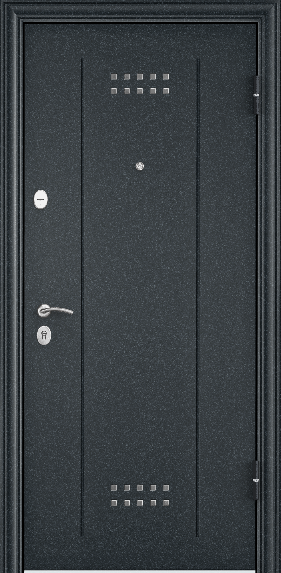 Входная дверь Дельта М-10 МP темно-синий букле