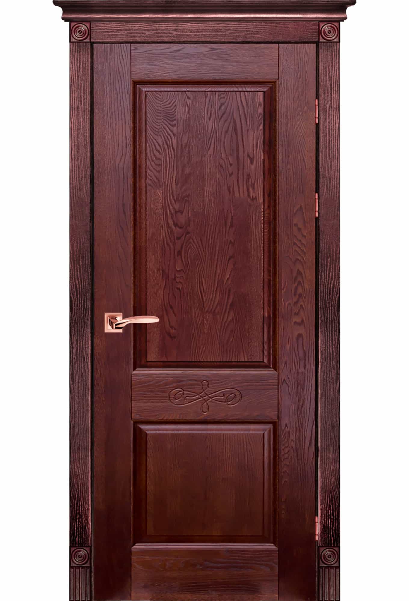 Дверь межкомнатная ПГ Классик 4 в цвете античный орех