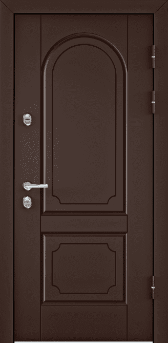 Входная дверь Snegir 45 (Коричневый / Дуб медовый)