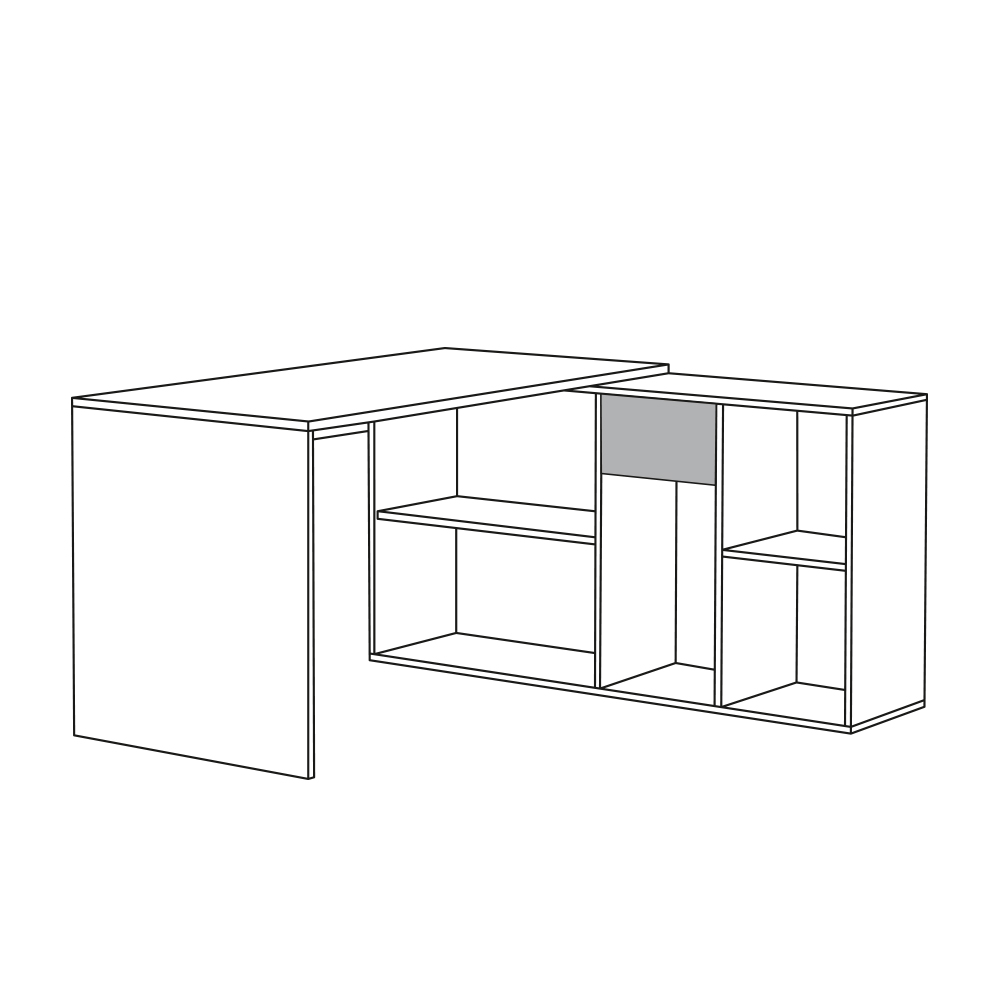 Компьютерные столы и парты Стол письменный 03.245