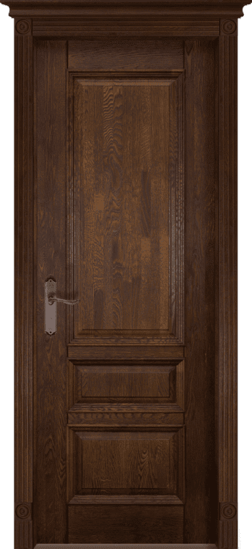 Дверь межкомнатная ПГ Аристократ 1 в цвете античный орех