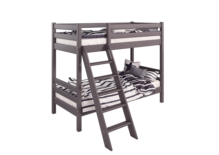Двухярусные кровати Двухъярусная кровать "Соня" с наклонной лестницей (10)