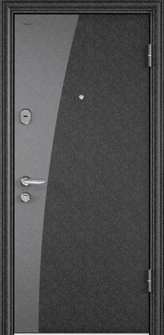 Входная дверь SUPER OMEGA 08 (Черный шелк / Кремовый ликер)