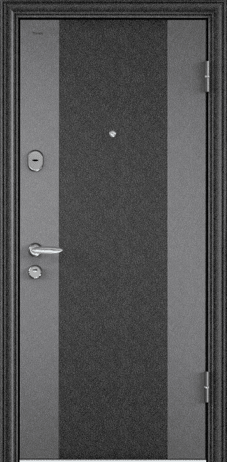 Входная дверь SUPER OMEGA 08 (Черный шелк / Венге светлое)
